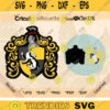 Badger Emblem Color Clipart SVG Badger House Crest Badger Emblem Cut File Vector png svg dxf pdf Ready for Cricut