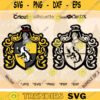 Badger Emblem SVG Bundle Badger House Shield PNG Layered by Color Vector png svg dxf pdf Ready for Cricut Silhouette