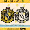 Badger Uniform Emblem SVG Badger SVG Cut File Vector Badger Crest Outline School of Magic House Crest