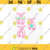 Ballerina Slippers Monogram Cuttable Design in SVG DXF PNG Ai Pdf Eps Design 120
