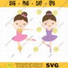 Ballet Dancer SVG DXF Ballerina svg dxf Files for Cricut or Silhouette Little Dancer Cute Dancer Princess Ballerina svg dxf Cut file copy