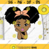 Bandana Girl Svg Peekaboo Girl Svg Afro Puff Svg Summer Girl Svg Layered Cut file Svg Dxf Eps Png Design 426 .jpg