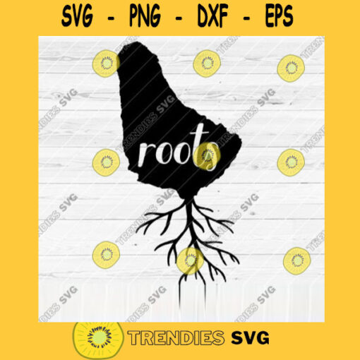 Barbados Roots SVG File Home Native Map Vector SVG Design for Cutting Machine Cut Files for Cricut Silhouette Png Pdf Eps Dxf SVG