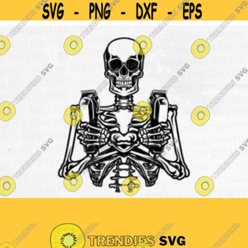 Barber Skeleton Svg Barber Shirt Barber Skeleton Illustration Barber Svg Barber Sharp Cut FilesDesign 84