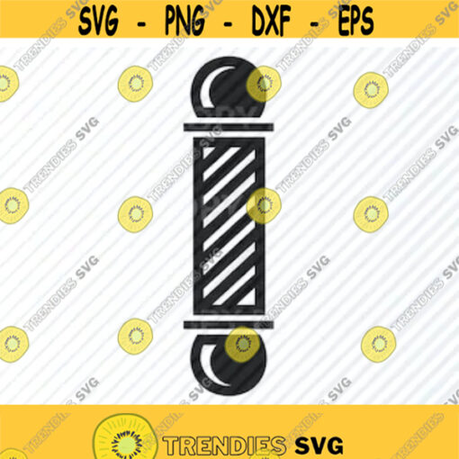 Barbers Pole SVG File For cricut Vector Images Clipart Barbers pole SVG Image For Cricut Eps Png Dxf Stencil Clip Art Barber shop Design 390