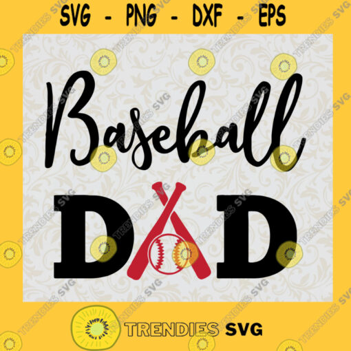Baseball Dad Svg Sport Team Svg Best Dad Ever Svg Daddy And Son Svg