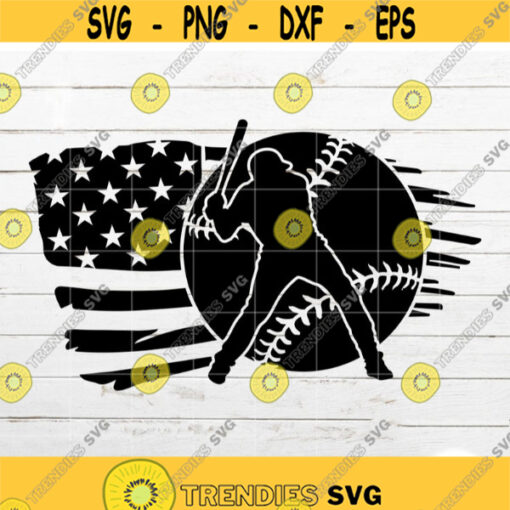 Baseball Flag SVG Sport SVG Baseball dad svg for Shirt Boy svg American Flag SVG with ball cut file for Cricut Silhouette Design 202.jpg