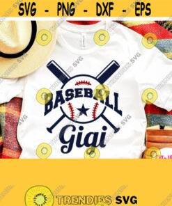 Baseball Gigi Svg Baseball Grandma Shirt Svg Cut File Grandmother Of Baseball Boy Svg Cricut Design Silhouette Dxf Iron On Transfer Png Design 817