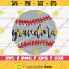 Baseball Grandma SVG Cricut Cut File Silhouette Baseball SVG Commercial use Baseball shirt Baseball Fan Grunge Distressed Design 757