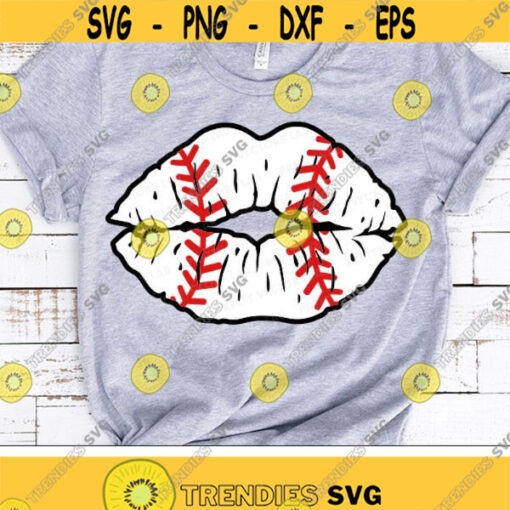 Baseball Lips Svg Grunge Baseball Svg Cheer Mom Cut Files Sports Svg Dxf Eps Png Distressed Svg Girls Shirt Design Silhouette Cricut Design 1598 .jpg