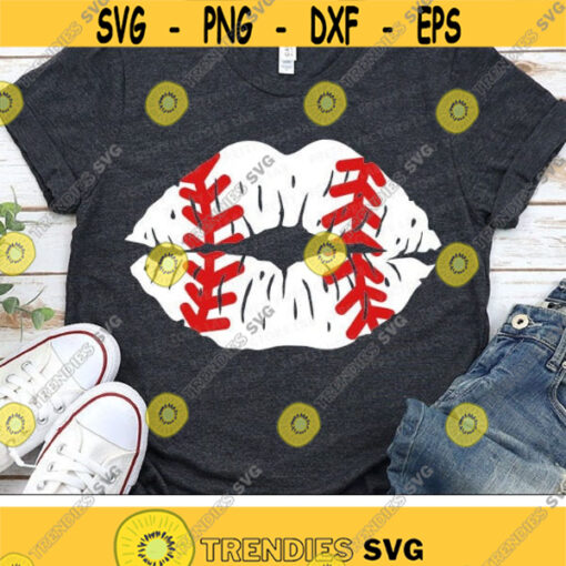 Baseball Lips Svg Grunge Baseball Svg Cheerleader Svg Cheer Mom Cut Files Sports Svg Dxf Eps Png Girls Shirt Design Silhouette Cricut Design 1599 .jpg