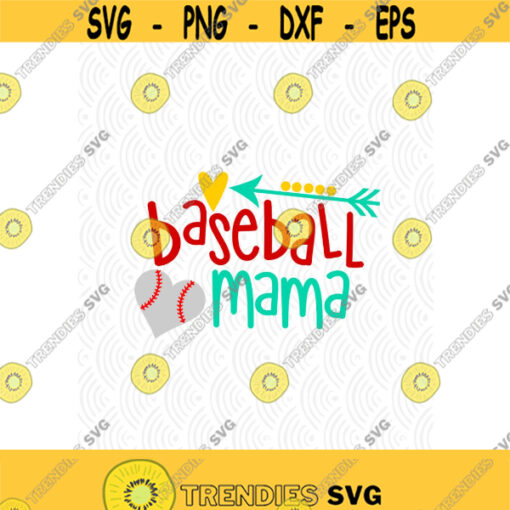 Baseball Mama SVG DXF Ai Eps Pdf Jpeg Png Design 41