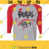 Baseball Mom Baseball Game Shirt Mom T Shirt Baseball Mom T ShirtSVG DXF EPS Ai Png Jpeg and Pdf Cutting Files