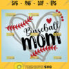 Baseball Mom Heart Svg Baseball Mom Shirt Svg Sport Mom Svg 1