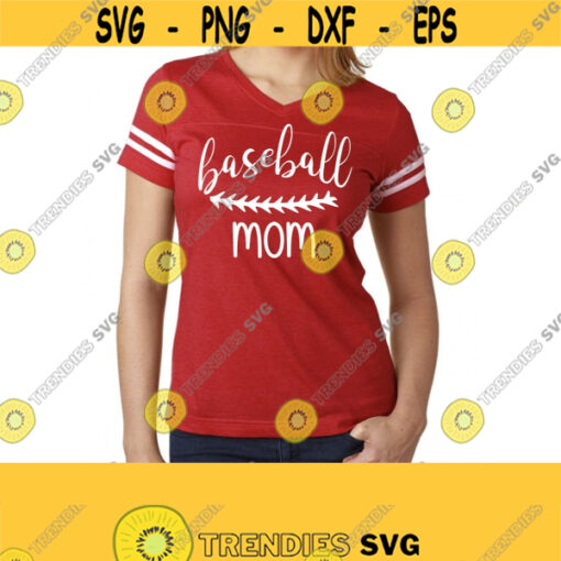 Baseball Mom SVG Baseball Mom T Shirt Game T Shirt Svg SVG DXF Eps Ai Png Jpeg and Pdf Cutting Files Printing Files