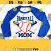 Baseball Mom Svg Baseball Mom Shirt Svg Design with Heart Ball Mother of Baseball Boy SVG Cricut Silhouette Dxf Printable Iron on File Design 372