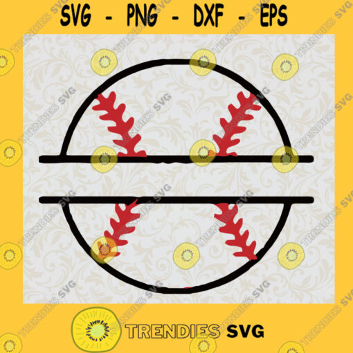 Baseball Red Stitches 2 SVG Digital Files Cut Files For Cricut Instant Download Vector Download Print Files