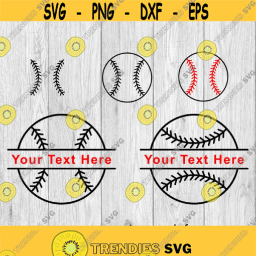 Baseball Seems Baseballs svg png ai eps dxf DIGITAL FILES for Cricut CNC and other cut or print projects Design 240