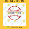 Baseball Svg Cut file. Svg Baseball Split Monogram Svg . Softball for Cutting Sports Design on Silhouette Cameo Cricut. Baseball Clipart