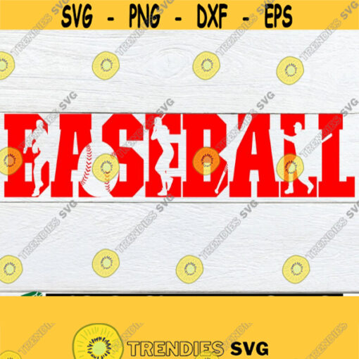 Baseball. Baseball silhouette cut file. Sports word cut file. Baseball svg. Baseball mom. Baseball life cut file. Baseball shirt cut file. Design 953