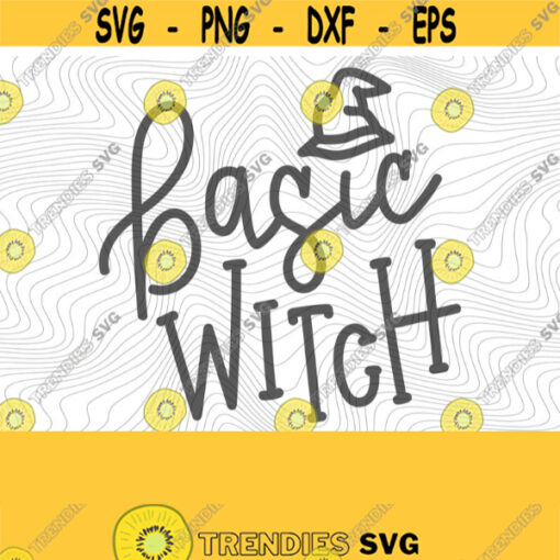 Basic Witch Halloween PNG Print File for Sublimation Or SVG Cutting Machines Cameo Cricut Halloween Holiday Basic Witch Fall Holiday Design 219