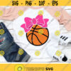 Basketball Bow Svg Basketball Svg Dxf Eps Png Girl Basketball Cut File Cheer Sister Shirt Design Proud Sister Clipart Silhouette Cricut Design 1779 .jpg
