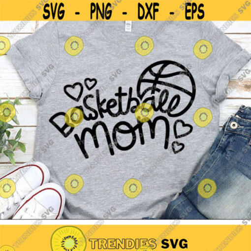 Basketball Mom Svg Cheer Mama Cut Files Love Basketball Svg Dxf Eps Png Loud and Proud Svg Sports Quote Clipart Silhouette Cricut Design 1780 .jpg