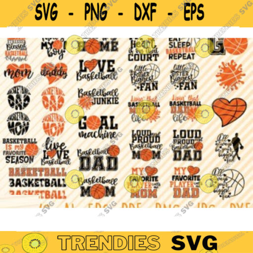 Basketball SVG Bundle Vector Printable Clipart Cut Files Love Basketball Svg Basketball Mom Svg Basketball Life Shirt Print Svg Design 11 copy