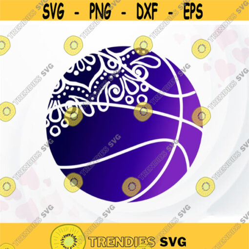 Basketball SVG Mandala svg Sport svg Basketball Mandala SVG cut file for Cricut Design 333.jpg