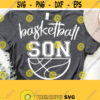 Basketball Son Svg Basketball Mom Svg Cut FileBasketball SvgBasketball Shirt Vector DesignFall Sports MomSvg Vector Eps Download Design 1096