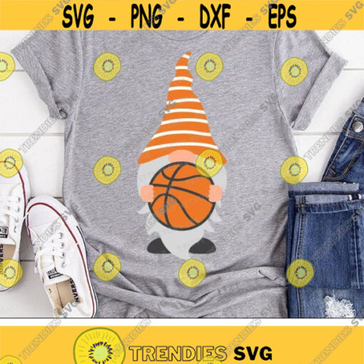 Basketball Svg Basketball Gnome Svg Cute Gnome Svg Dxf Eps Png Basketball Mom Cut Files Sports Shirt Design Kids Svg Silhouette Cricut Design 1142 .jpg
