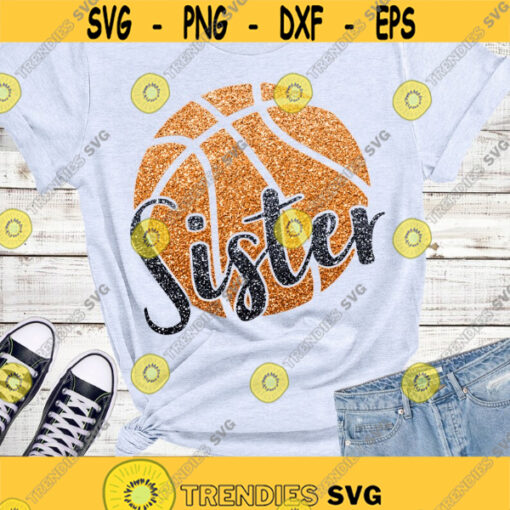 Basketball sister SVG Basketball cut file Cricut SVG