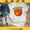 Basketball svg Bow svg dxf Team svg Basketball Shirt Girl Sport svg Ball Game Cut file Cricut Silhouette Iron On Vinyl Craft Design 754.jpg