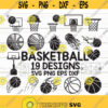 Basketball svg sports svg basketball court svg clipart silhouette cut file decal stencil vinyl cricut file cuttable file vector Design 290