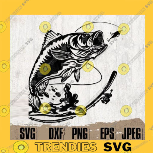 Bass Fish Instant Downloads Bass Fish Svg Bass svg Bass Png Bass Fish Clipart Bass Fishing svg Bass Fishing Clipart Fishing svg copy