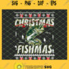 Bass Fishing Fisherman Ugly Christmas Fishmas SVG PNG DXF EPS 1