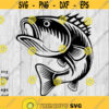 Bass Large Mouth Bass Fishing svg png ai eps dxf DIGITAL FILES for Cricut CNC and other cut or print projects Design 208