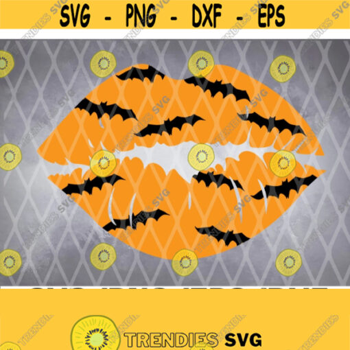 Bat Lips SVG Bats SVGLip Halloween Halloween crafts SVG png eps dxf Design 258