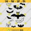 Bat Vampire Halloween Bats Bundle Collection SVG PNG EPS File For Cricut Silhouette Cut Files Vector Digital File