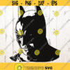 Batman SVG Cutting Files DC Comics Digital Clip Art Batman Portrait SVG Files for Cricut Superhero vector. Design 95