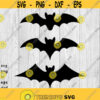 Bats Halloween Bats svg png ai eps dxf DIGITAL FILES for Cricut CNC and other cut or print projects Design 417