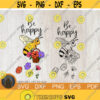 Be Happy Svg Be Kind Svg Honey Bee Svg Bumble Bee Svg Floral Bee Svg Flower Bee Svg Inspirational Svg Layered Svg Queen Bee Svg Design 225.jpg
