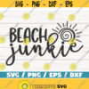 Beach Junkie SVG Cut File Cricut Commercial use Instant Download Silhouette Summer SVG Beach SVG Summer Time Svg Design 804