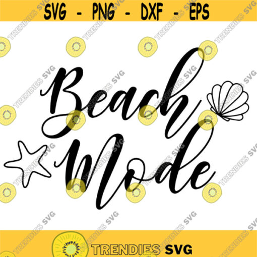 Beach Mode Decal Files cut files for cricut svg png dxf Design 257