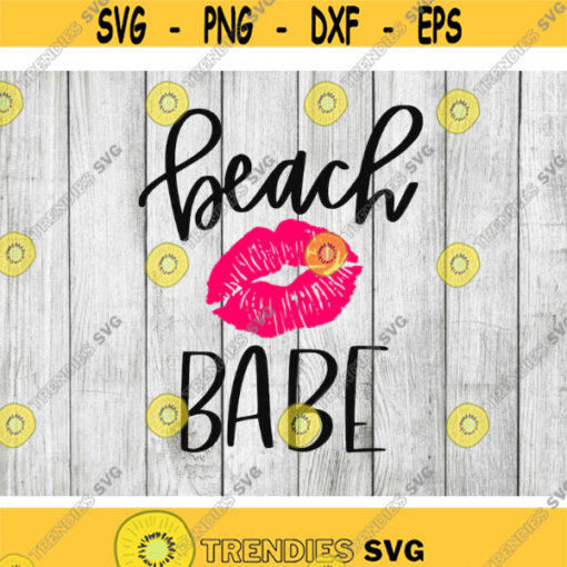 Beach babe svg beach svg Beach clipart cut files for cricut silhouette png dxf eps Design 3001