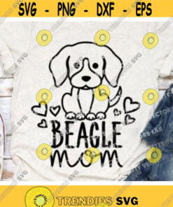 Beagle Mom Svg, Dog Mom Svg, Dog Mama Svg, Beagle Svg Dxf Eps Png, Puppy Svg, Dog Lovers Cut Files, Fur Mom, Love Pet Svg, Silhouette Cricut Design – Instant Download