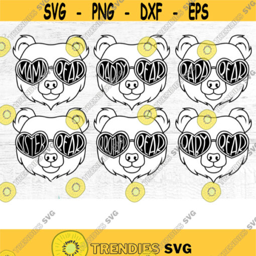 Bear Family Svg Mama Bear Svg Bear Svg Mama Bear Mom Life Svg Mom Svg Mama Svg Mama Bear Svg File Moma Bear Clipart Svg Files