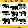 Bear SVG Bundle Forest Svg Bear Svg Files For Cricut Moon Stars Bear Silhouette Dxf Bear Clip Art Vinyl Decal Iron On Cut Files .jpg
