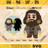 Bearded Key Keeper SVG School of Magic Half Giant Cut File Giant Wizard Vector Art Chibi Character Color PNG