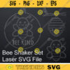 Bee Kind Beehive Honey Shaker Set Frame Shiplap Kit Wood Glowforge File Sign Digital Cut File Laser Cutting svg Svg Cut File For Cricut 582